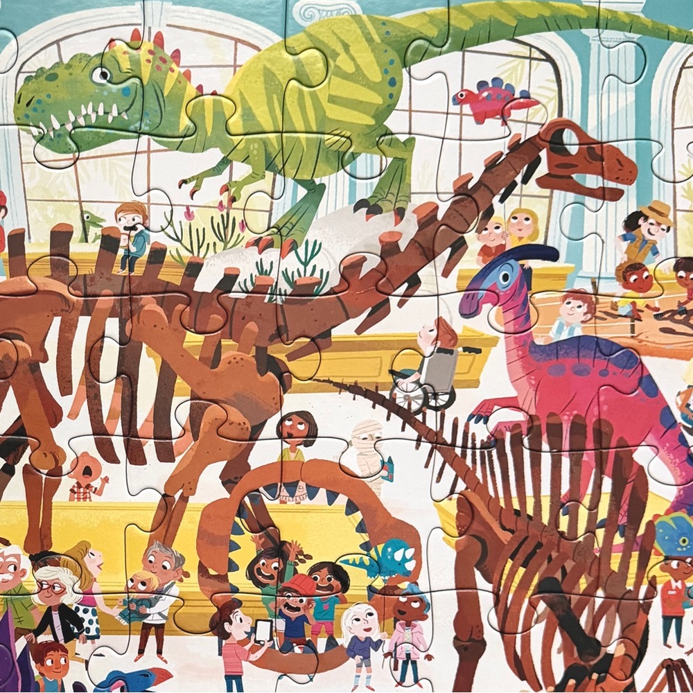 Crocodile Creek “Day at the Museum” Dinosaur Puzzle - 48 pieces - Picture 4 of 5
